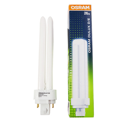 OSRAM DULUX D／E 26W／827 2U 4针 插拔式紧凑型节能灯管