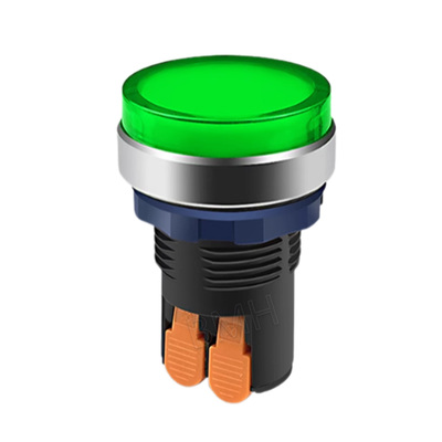 HKNS平头LED指示灯 （绿色，22MM，24VDC）