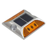 国产 太阳能道钉灯LED 反光警示灯黄色 BYYN-591