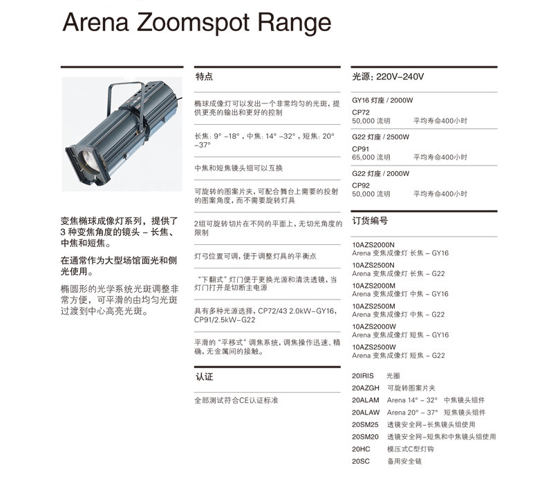 PHILIPS Arena Zoomspot Range 成像灯 1.jpg